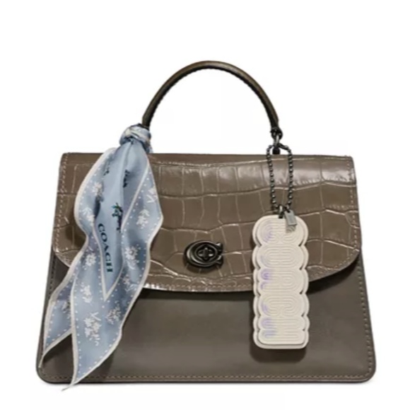 Coach Keychain FOB Bag Charm Signature Large 4” Retro Neon Sign Coach Hangtag - Picture 8 of 8